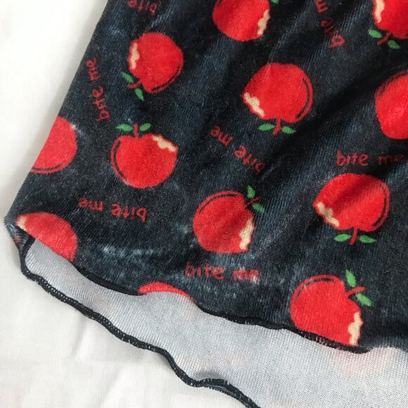 vintage 90's y2k Sugar girl mini shorts "bite me " size s - Picture 2 of 7